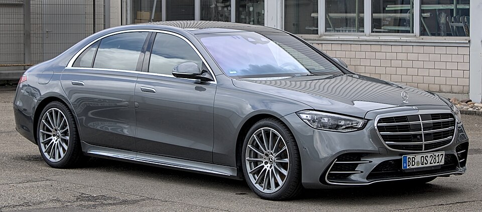 Mercedes-Benz S-Class — representative photograph of this model family; generation, year and trim may differ.