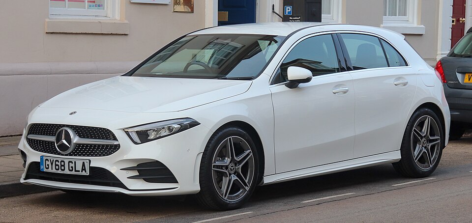 Mercedes-Benz A-Class — representative photograph of this model family; generation, year and trim may differ.
