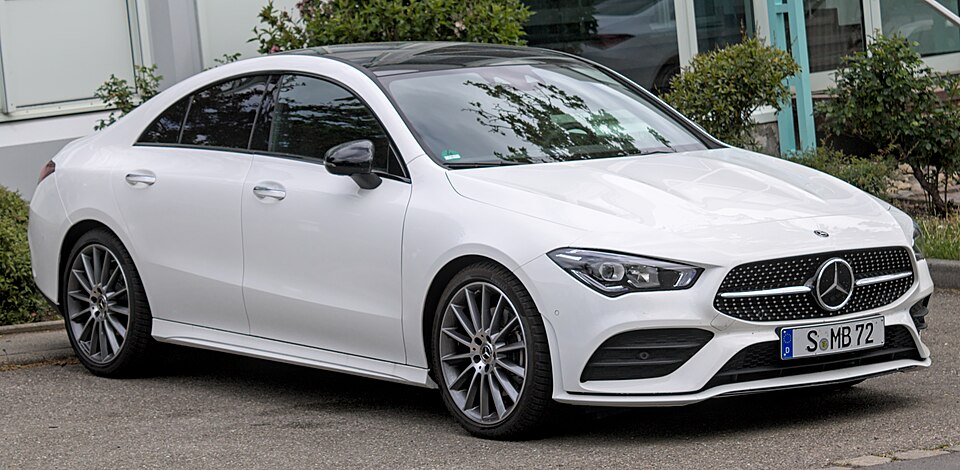 Mercedes-Benz CLA — representative photograph of this model family; generation, year and trim may differ.