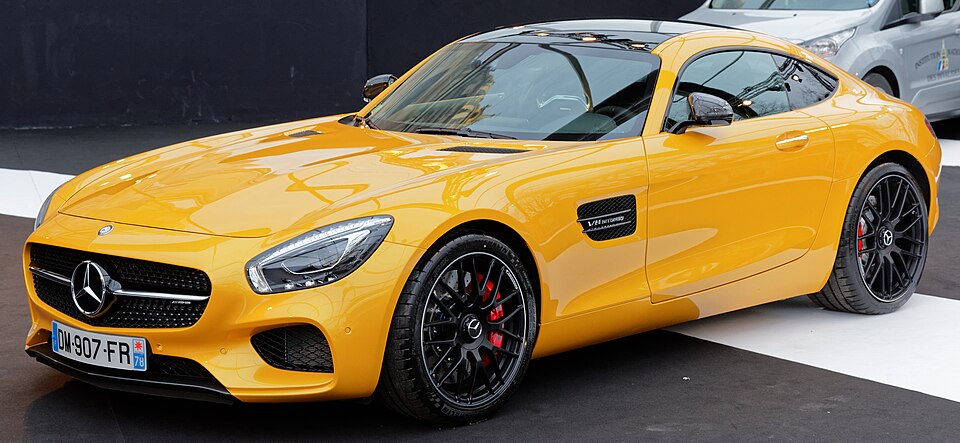 Mercedes-Benz AMG GT — representative photograph of this model family; generation, year and trim may differ.