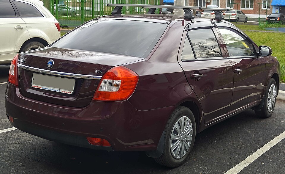 Geely GC6 — representative model photograph; trim and year may differ.