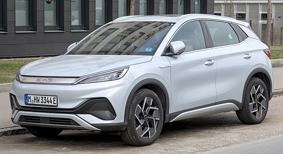 BYD Atto 3 — representative photograph of this model family; generation, year and trim may differ.