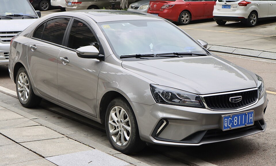 Geely Emgrand 7 — representative model photograph; trim and year may differ.