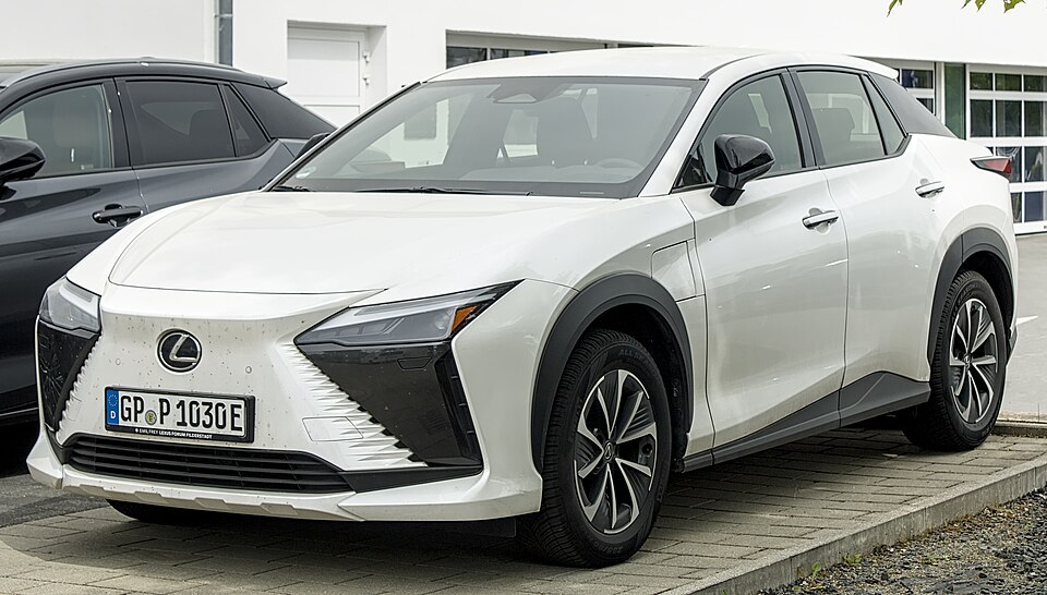 Lexus RZ — representative photograph of this model family; generation, year and trim may differ.