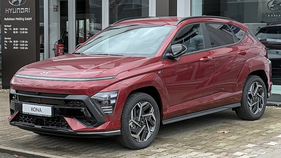 Hyundai Kona — representative photograph of this model family; generation, year and trim may differ.