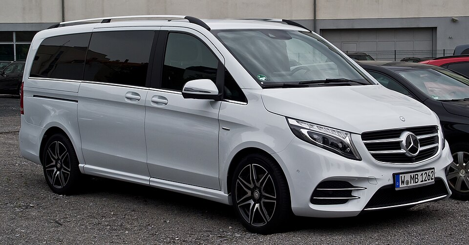 Mercedes-Benz V-Class — representative photograph of this model family; generation, year and trim may differ.