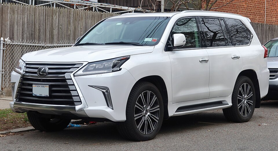 Lexus LX — representative photograph of this model family; generation, year and trim may differ.