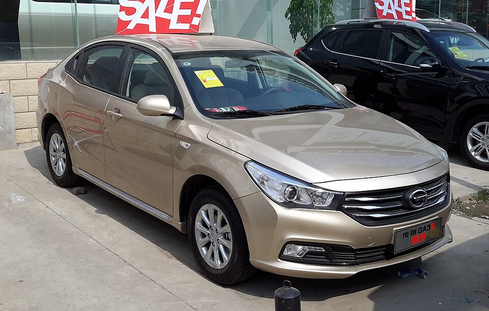 GAC Motor GA3 — representative photograph of this model family; generation, year and trim may differ.