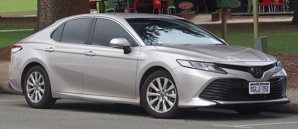 Toyota Camry — representative photograph of this model family; generation, year and trim may differ.